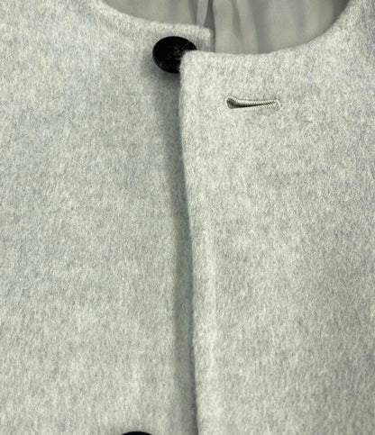 美品 GALERIE VIE ノーカラーコート 23-08-34-08003 レディース SIZE F (M) ギャルリーヴィー
