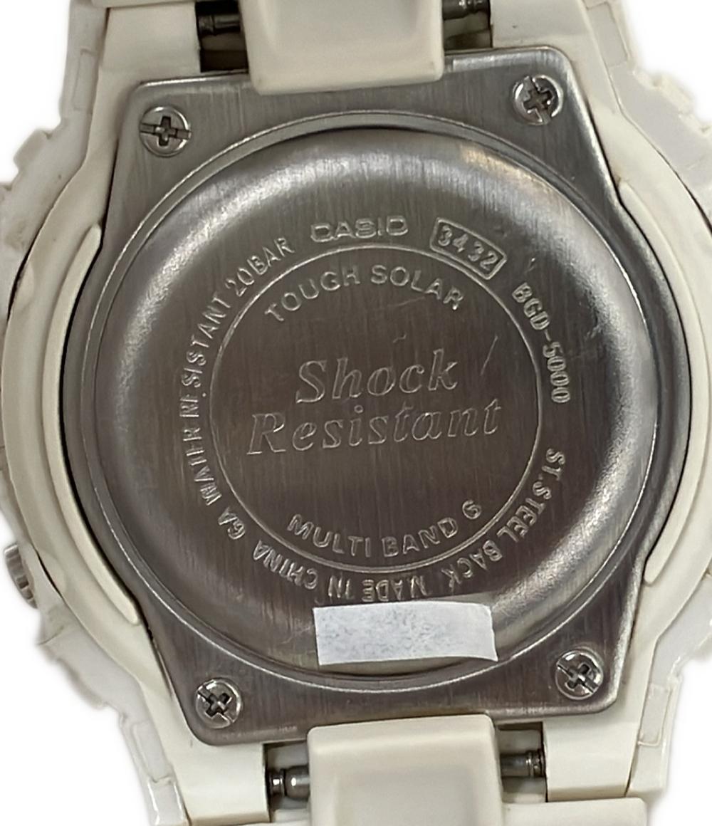 カシオ レディース腕時計 BABY-G ソーラー スタンダード BGD-5000 BGD-5000-4BJF | CASIO