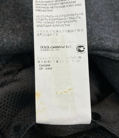 DOLCE & GABBANA ニットジャケット チャコール G2EF8T メンズ SIZE 46 (M) ドルチェアンドガッバーナ