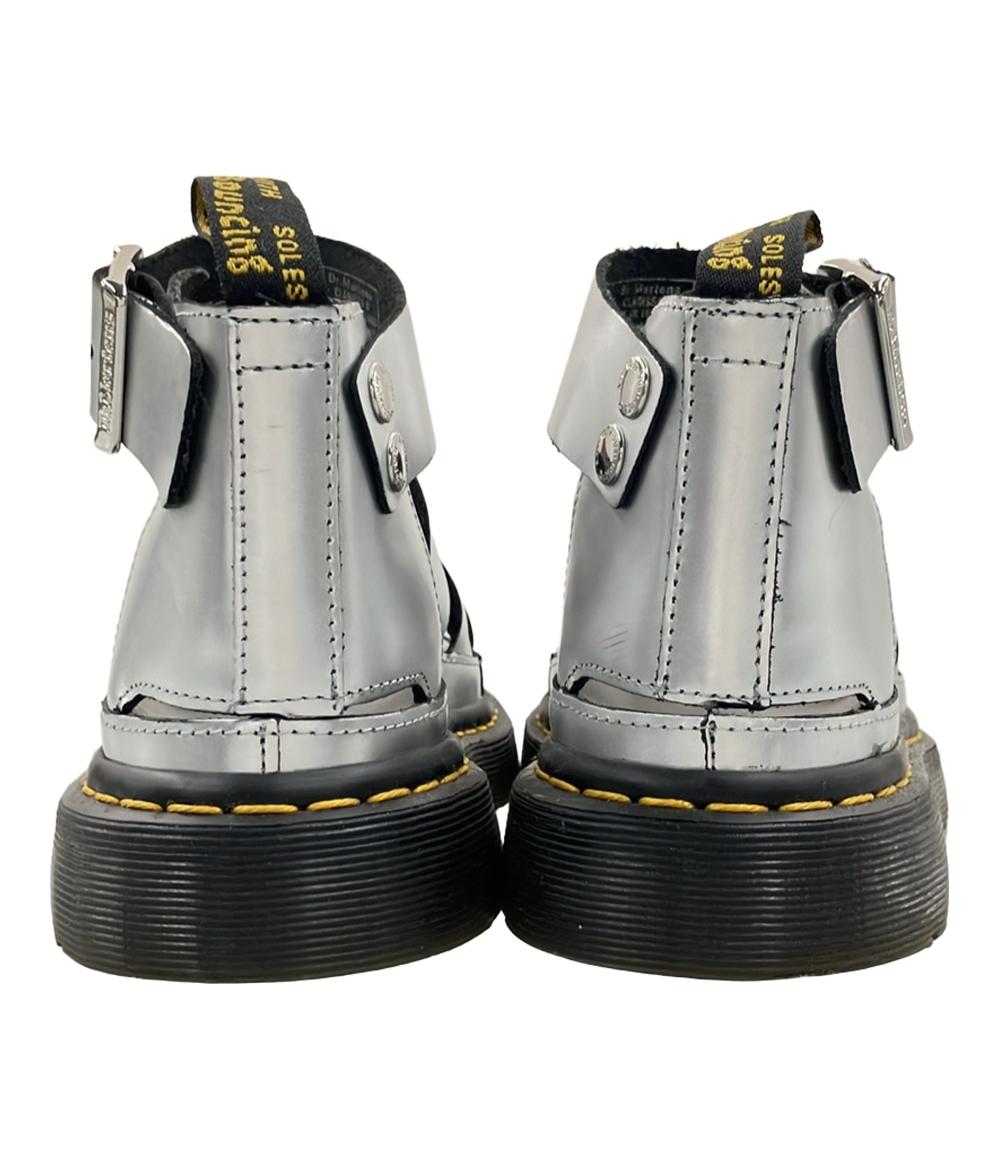 ドクターマーチン ストラップサンダル CLARISSA II SILVER METALLIC CALF SANDALS レディース SIZE UK 4 (M) Dr.Martens