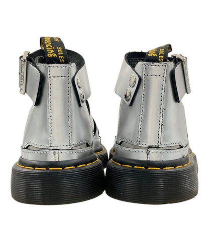 ドクターマーチン ストラップサンダル CLARISSA II SILVER METALLIC CALF SANDALS レディース SIZE UK 4 (M) Dr.Martens