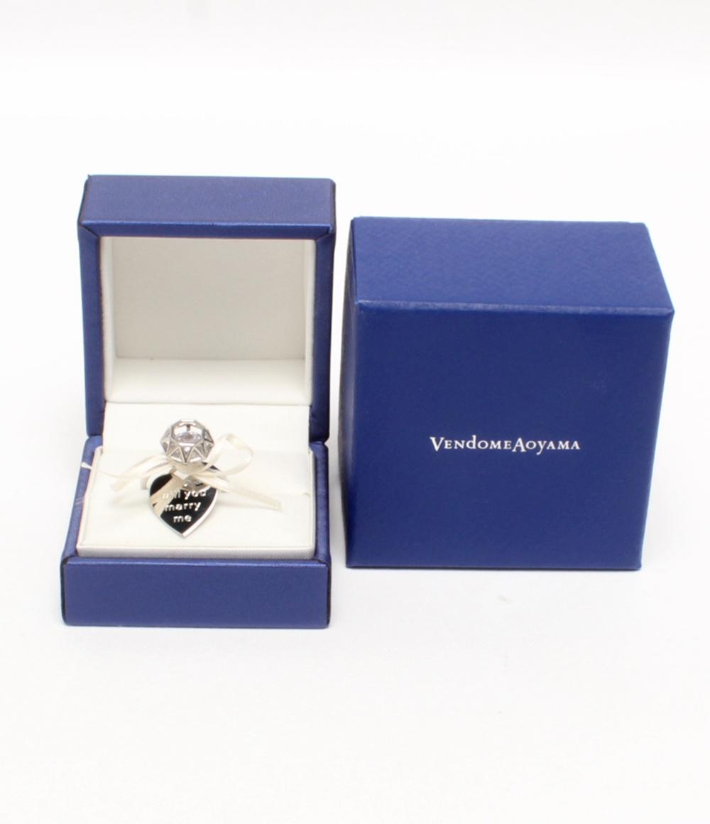 美品 VENDOME AOYAMA リング 指輪 SV925 プロポーズリング レディース SIZE 10号 ヴァンドームアオヤマ