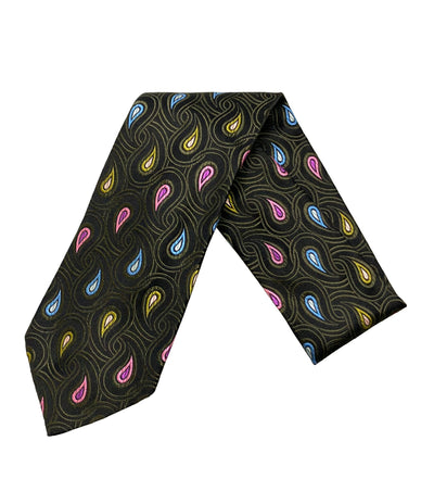 ETRO ネクタイ シルク100% ペイズリー柄 メンズ エトロ