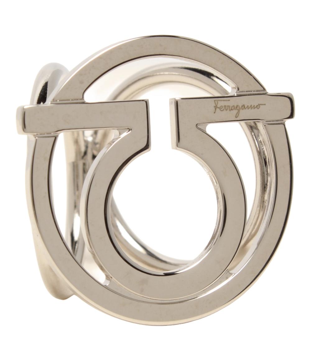 美品 サルヴァトーレフェラガモ スカーフリング ガンチーニ レディース Salvatore Ferragamo