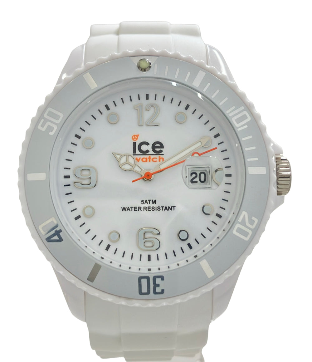 ice watch 腕時計 クオーツ ホワイト メンズ アイスウォッチ