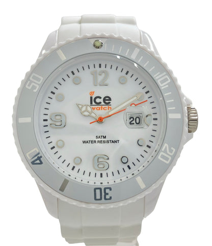 ice watch 腕時計 クオーツ ホワイト メンズ アイスウォッチ