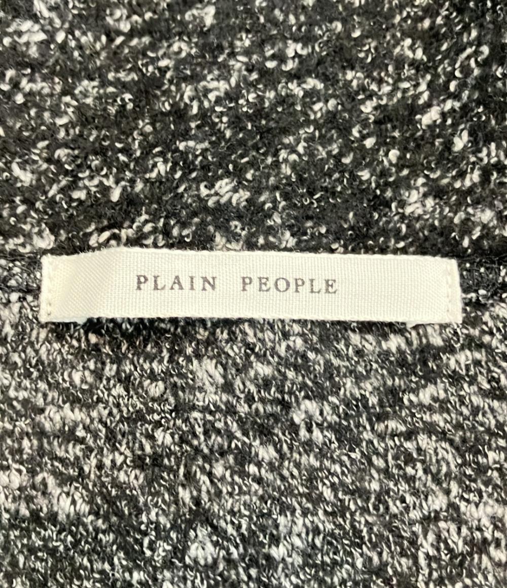 プレインピープル ノーカラーコート レディース SIZE 3 (L) PLAIN PEOPLE