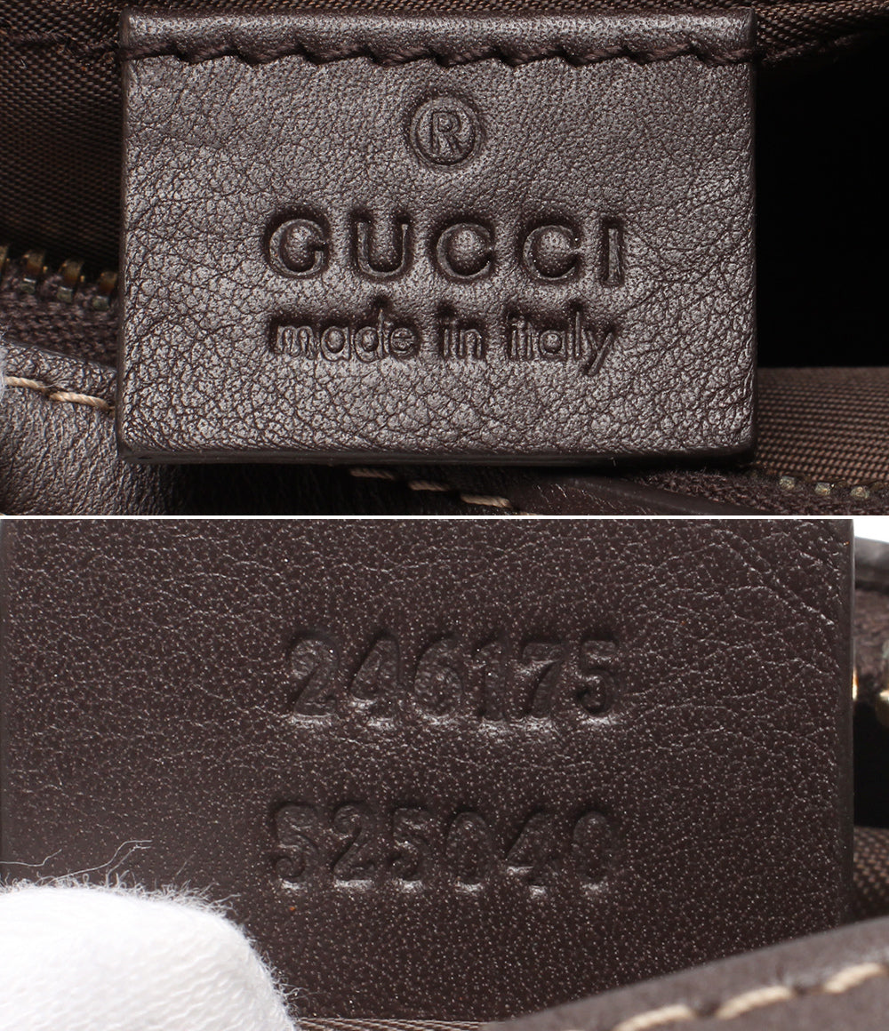 GUCCI ポーチ バンブー GGキャンバス 246175 525040 レディース グッチ