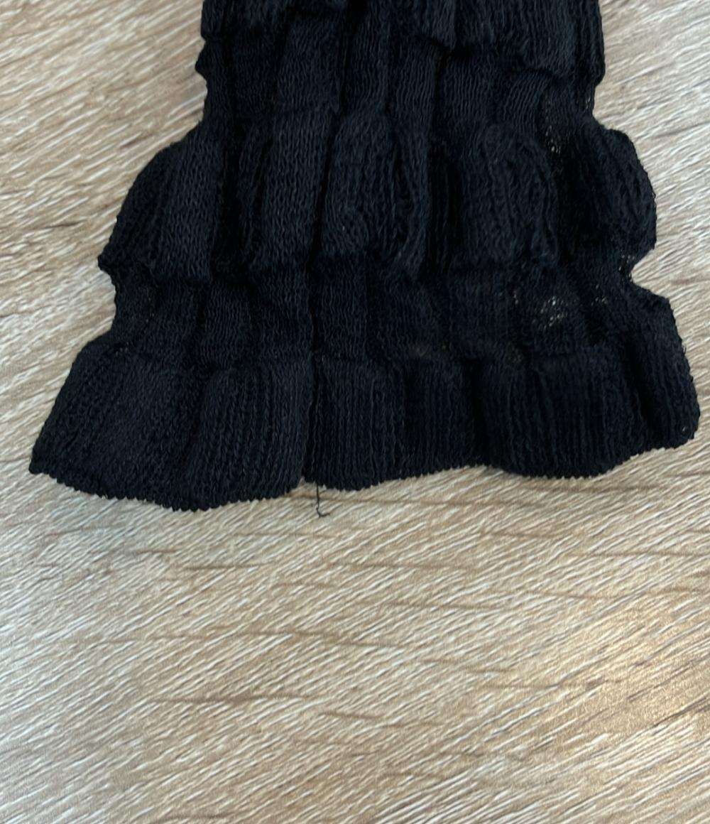 Whim Gazette 長袖カーディガン アンサンブル ブラック シアー  ブラック ボーダー WGZ1051105A0005 レディース SIZE F (M) ウィム ガゼット