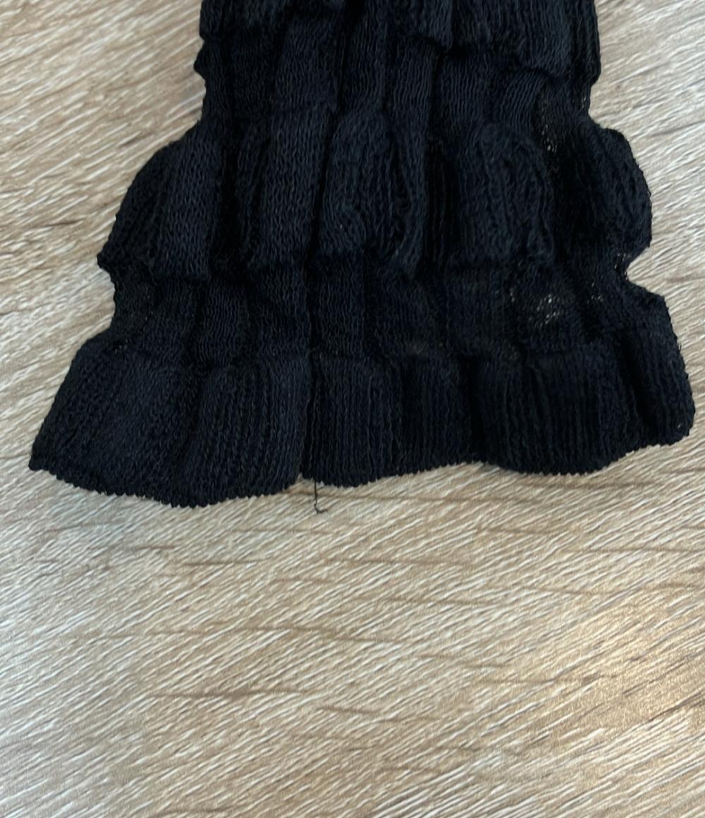 Whim Gazette 長袖カーディガン アンサンブル ブラック シアー  ブラック ボーダー WGZ1051105A0005 レディース SIZE F (M) ウィム ガゼット