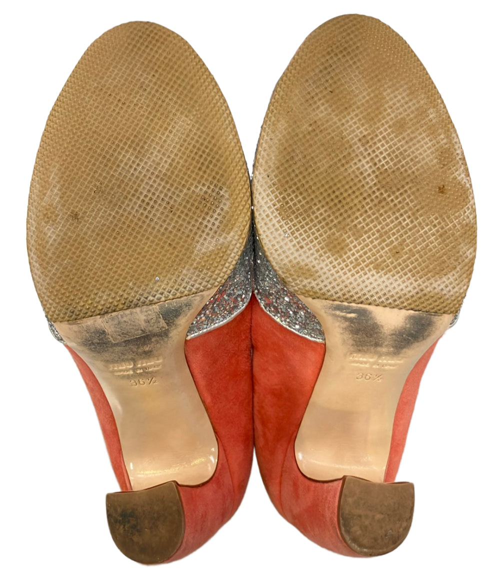 Miu Miu オープントゥパンプス レディース SIZE 36 1/2 ミュウ ミュウ