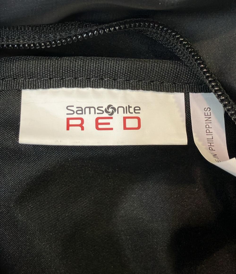 美品 Samsonite ボディバッグ スリングバッグ RED メンズ サムソナイト