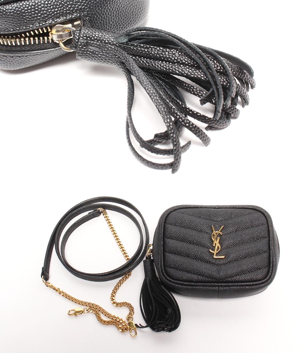 サンローランパリ 2wayミニショルダーバッグ ポーチ レディース SAINT LAURENT PARIS