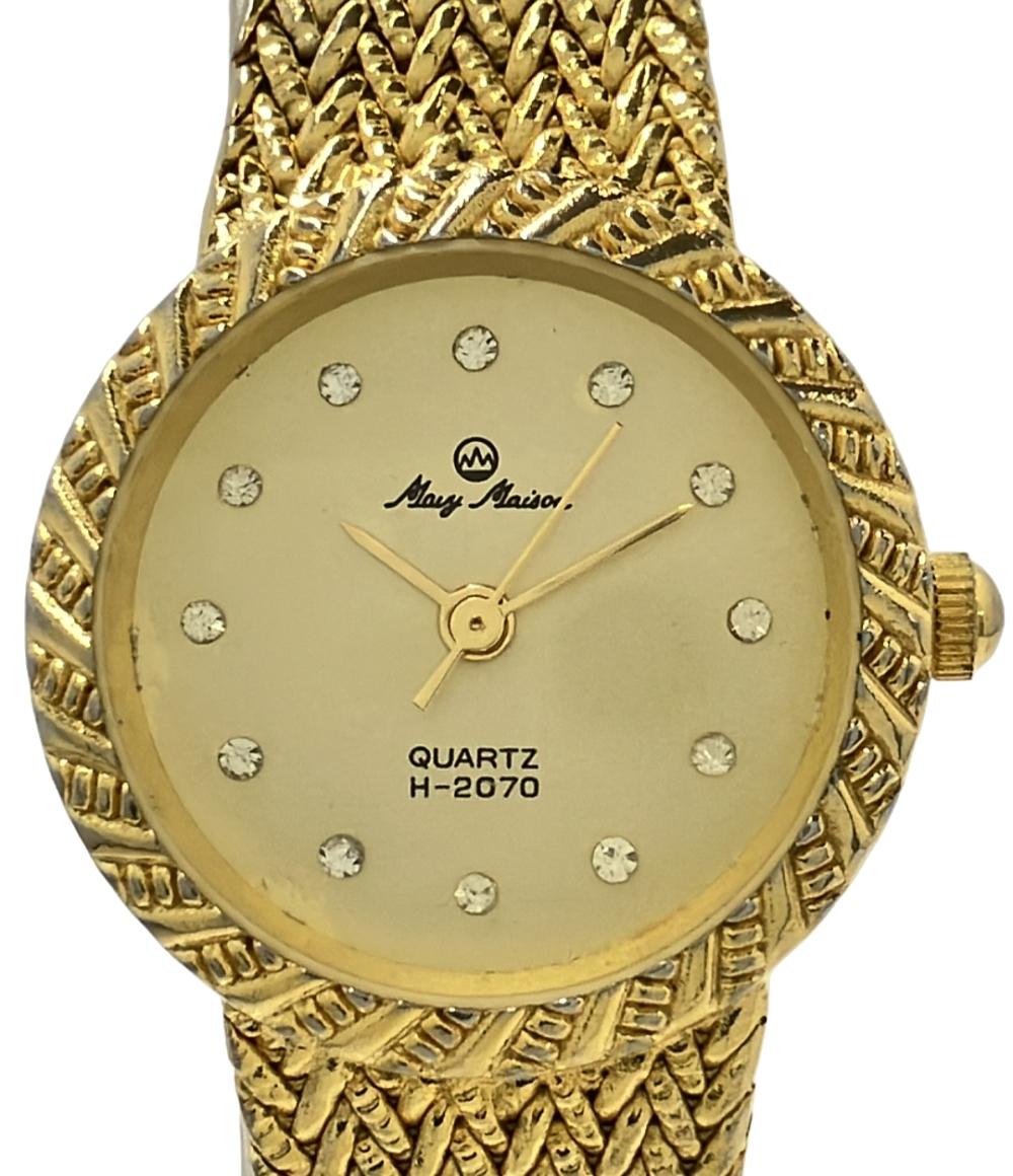 マビーメイゾン 腕時計 クオーツ ゴールド H-2070 レディース Mary Maison