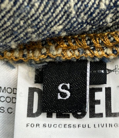 DIESEL D-FLOW ハーフジップ ジャケット デニム メンズ SIZE S ディーゼル