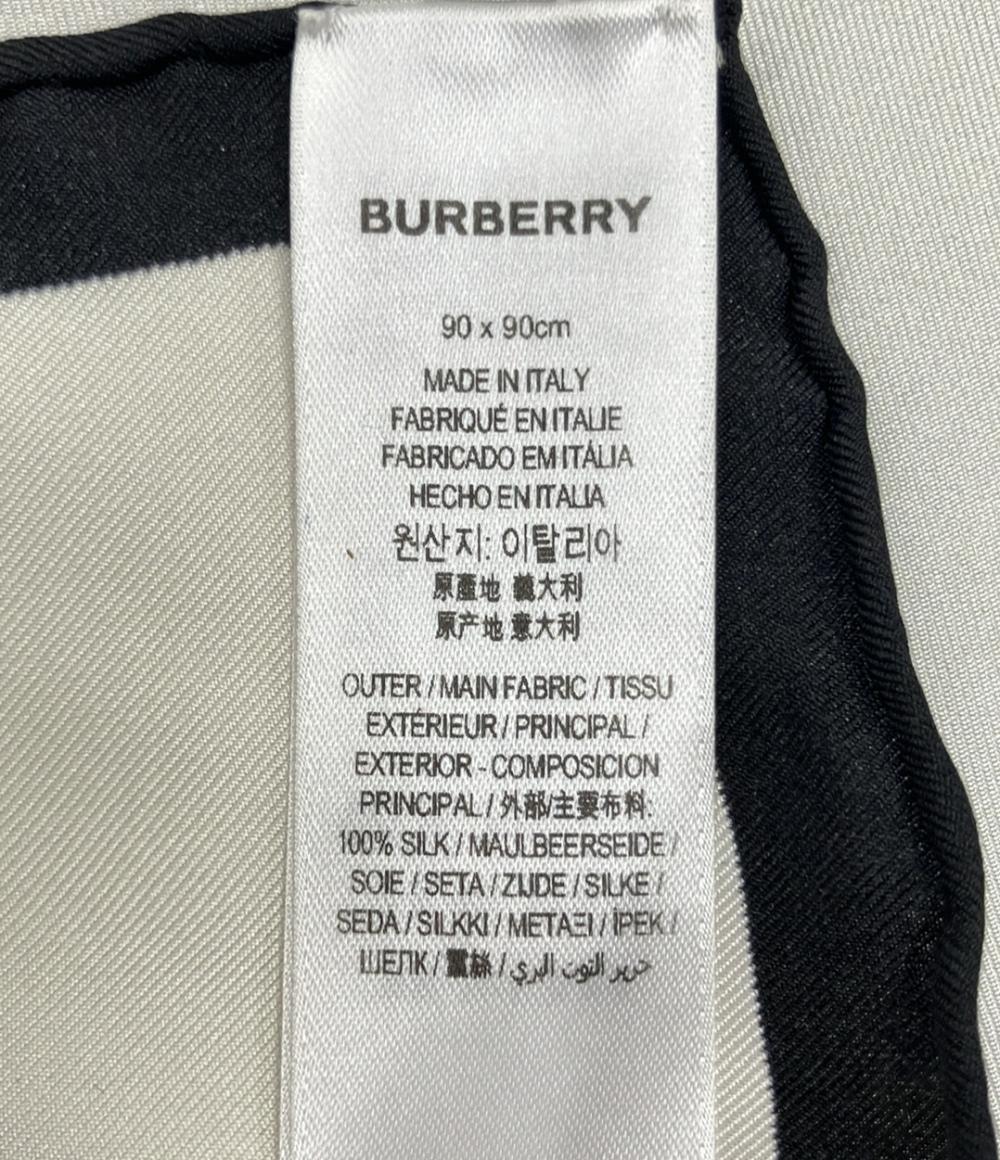 バーバリー スカーフ シルク100% 花柄 レディース BURBERRY