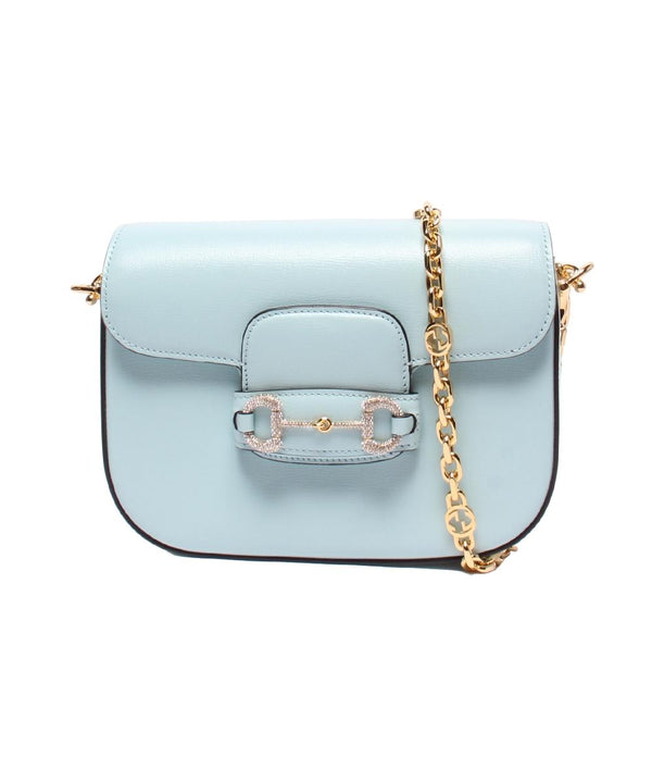美品 GUCCI チェーンショルダーバッグ 肩掛け グッチ ホースビット1955 675801 213317 レディース グッチ