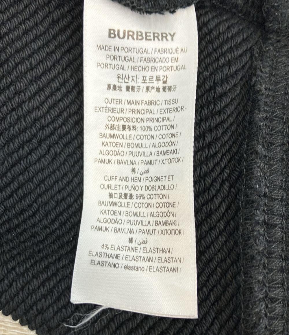BURBERRY 長袖パーカー DRAKE エンブロイダリー フーディ 馬上の騎士ロゴ スウェット 8072776 メンズ SIZE M バーバリー