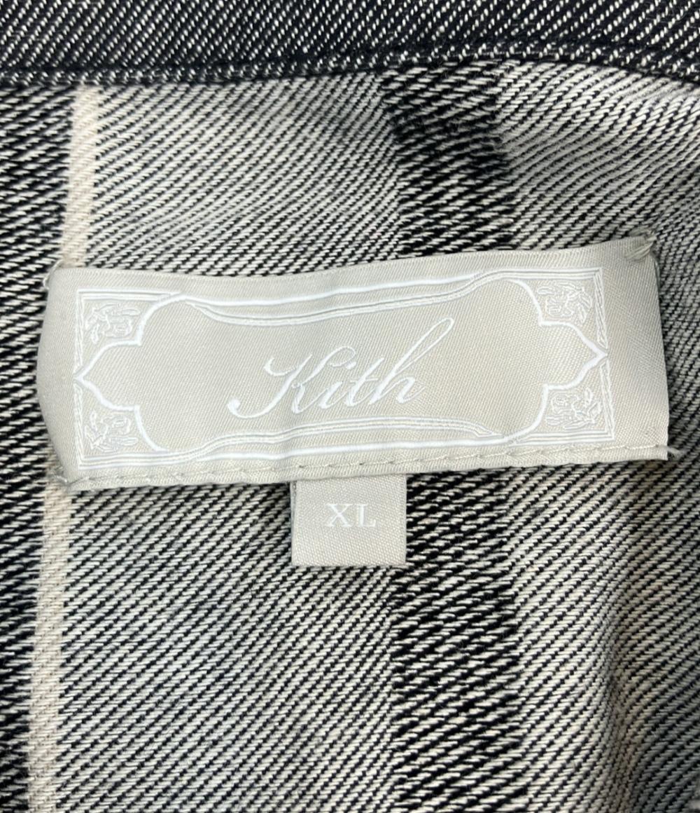 KITH 長袖シャツ ストライプ ストリート 24-050-060-0003-3-0 メンズ SIZE XL キス