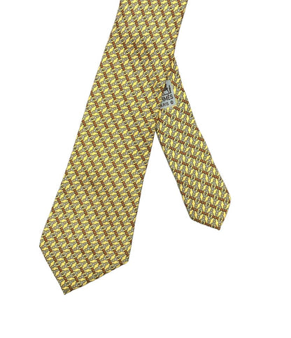 HERMES ネクタイ シルク 100% メンズ エルメス