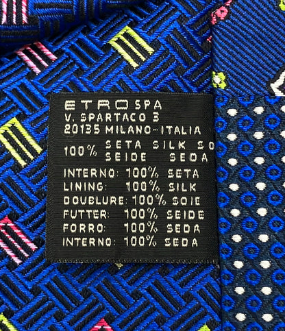 ETRO ネクタイ シルク100% メンズ エトロ