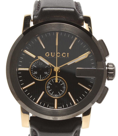 GUCCI 腕時計 クオーツ ブラック 101.2 メンズ グッチ