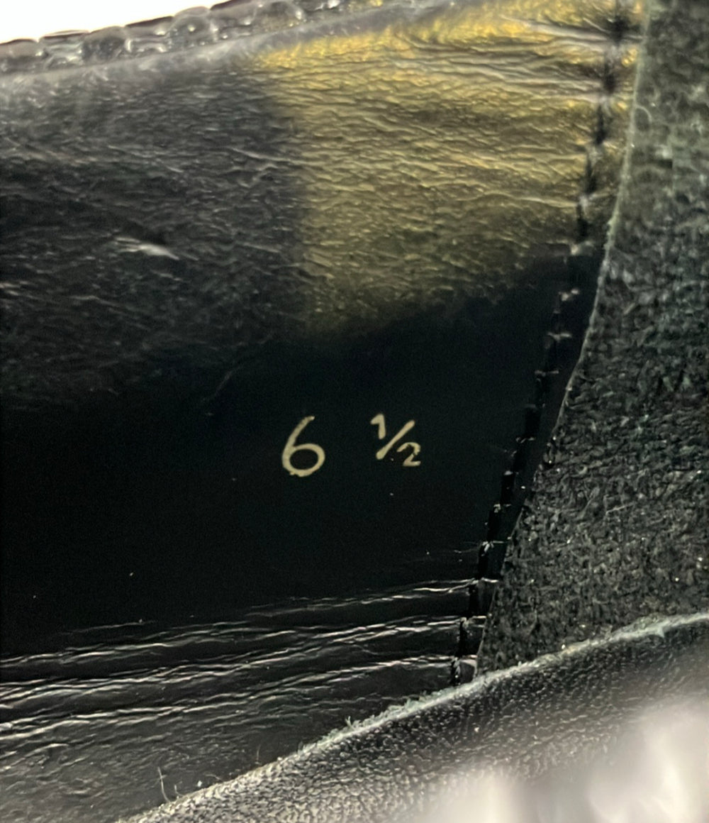 GIORGIO ARMANI ドレスシューズ リザード型押し メンズ SIZE 6 1/2 ジョルジオアルマーニ