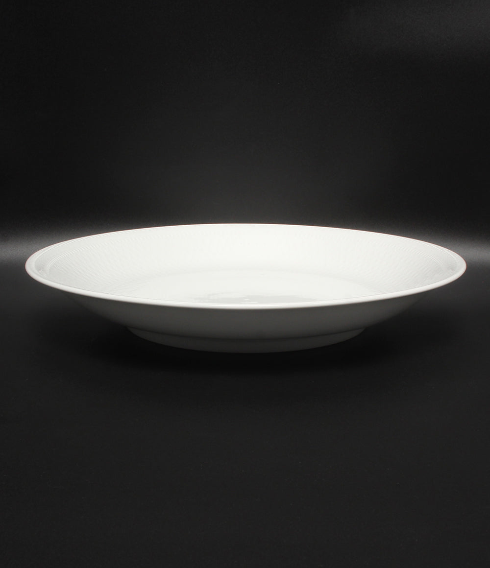 美品 Royal Copenhagen プレート 大皿 30cm ホワイトフルーテッド ロイヤルコペンハーゲン