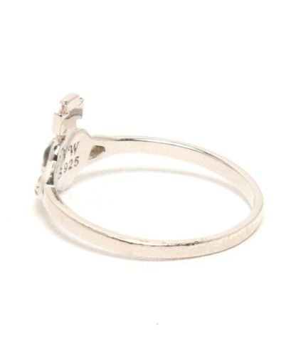 美品 Vivienne Westwood リング 指輪 SV925 MAN DIAMANTE HEART オーブ ハートモチーフ レディース SIZE 11号 ヴィヴィアンウエストウッド