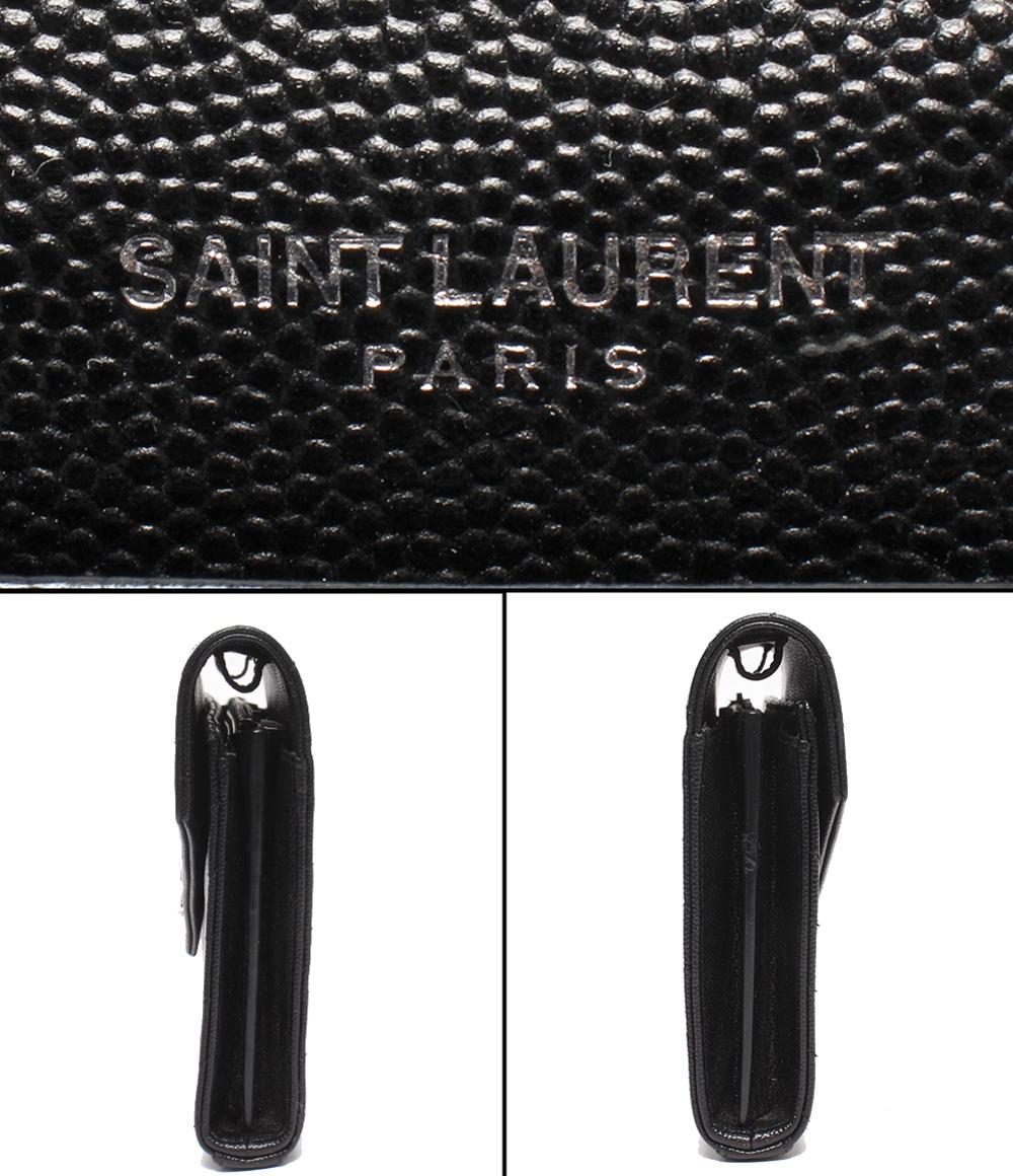 SAINT LAURENT PARIS チェーンウォレット 斜め掛け 肩掛け クラシック