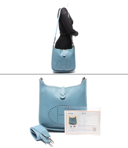 HERMES ショルダーバッグ 肩掛け □J刻印 シルバー金具 エブリンPM レディース メンズ エルメス