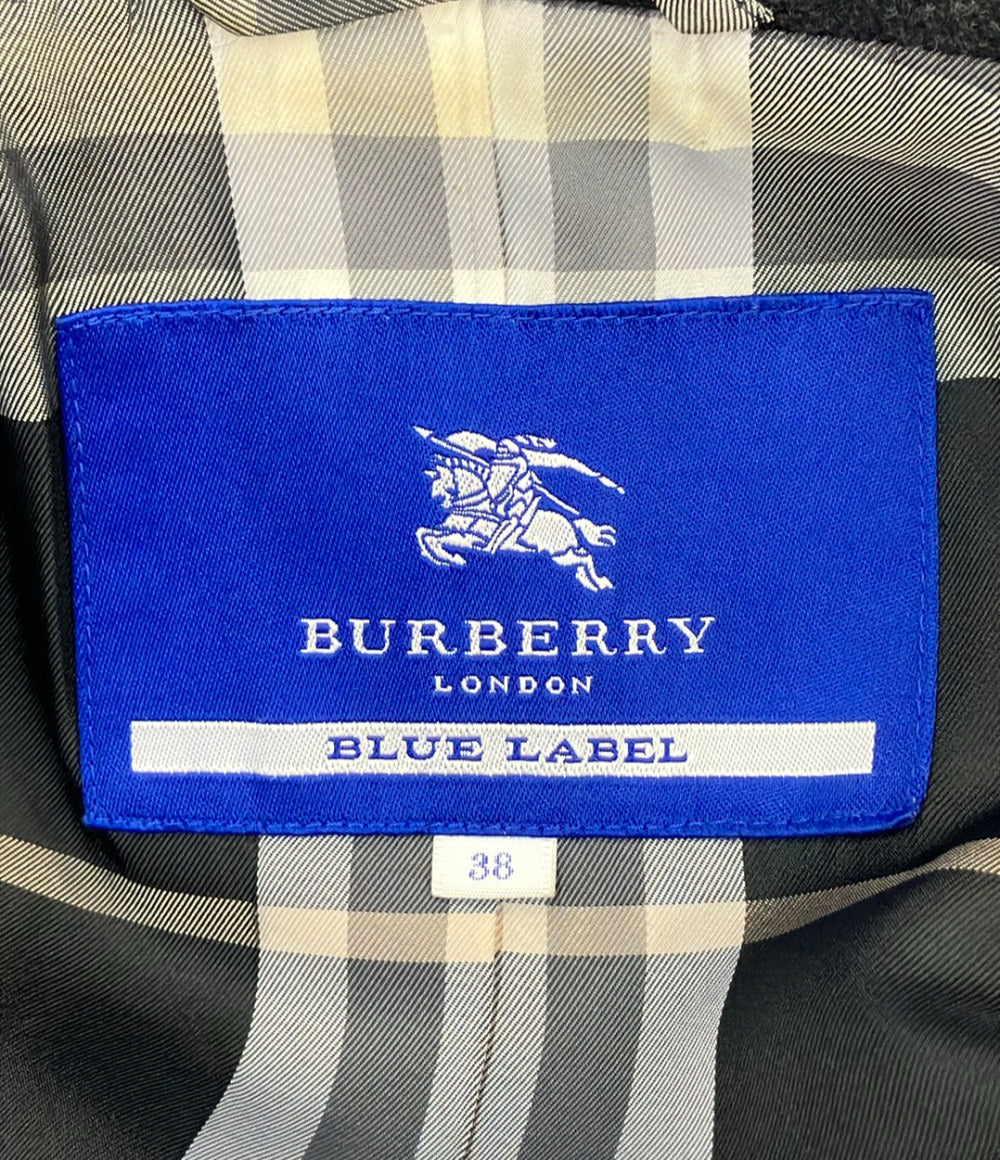 BURBERRY BLUE LABEL 裏地ノバチェックコート レディース SIZE 38 (S) バーバリーブルーレーベル