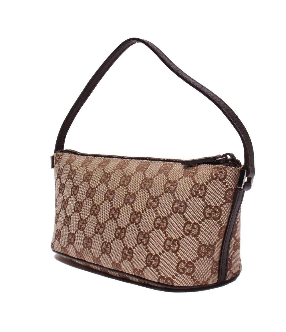 美品 GUCCI ポーチ アクセサリーポーチ GGキャンバス 07198 2123 レディース グッチ