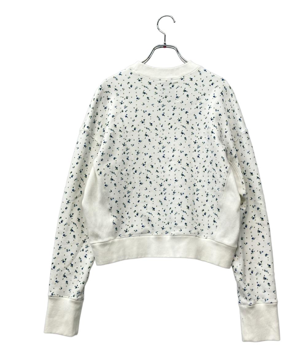 セブンテンバイミホカワヒト 長袖 コードモノグラムスウェットトップス 小花柄 レディース SIZE M SEVEN TEN by MIHO KAWAHITO SEVEN TEN by MIHO KAWAHITO 長袖 コードモノグラムスウェットトップス