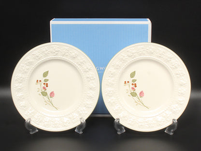 美品 WEDGWOOD プレート 皿 2点セット 21cm フェスティビティ ラズベリー ウエッジウッド