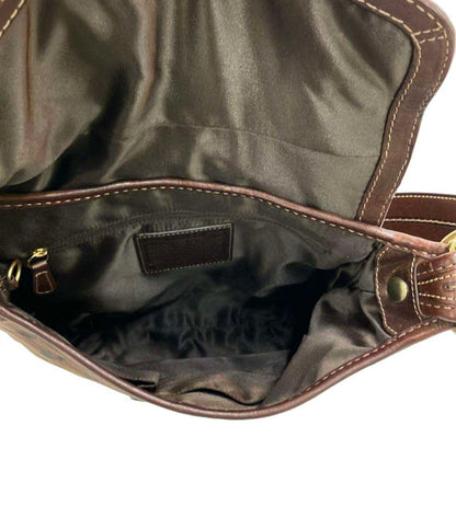 COACH ショルダーバッグ 斜め掛け キャンバス レザーシグネチャー 11436 レディース コーチ