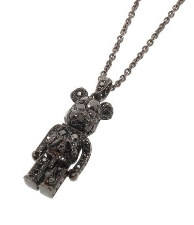 美品 Velvet Lounge ベアブリック ネックレス SV925 ベアモチーフ クマモチーフ STARDUST ユニセックス ヴェルヴェットラウンジ