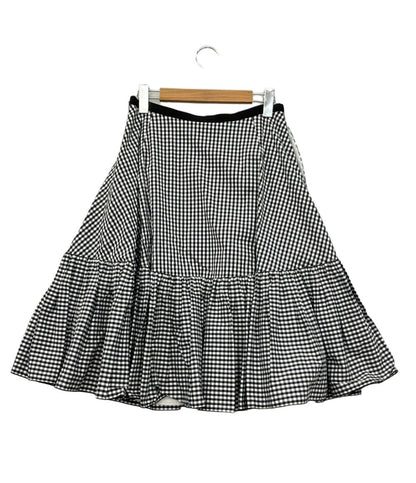 フォクシー ニューヨーク フレアスカート チェック柄 40089-NASFZ118PR レディース SIZE 40 (M) FOXEY NEW YORK