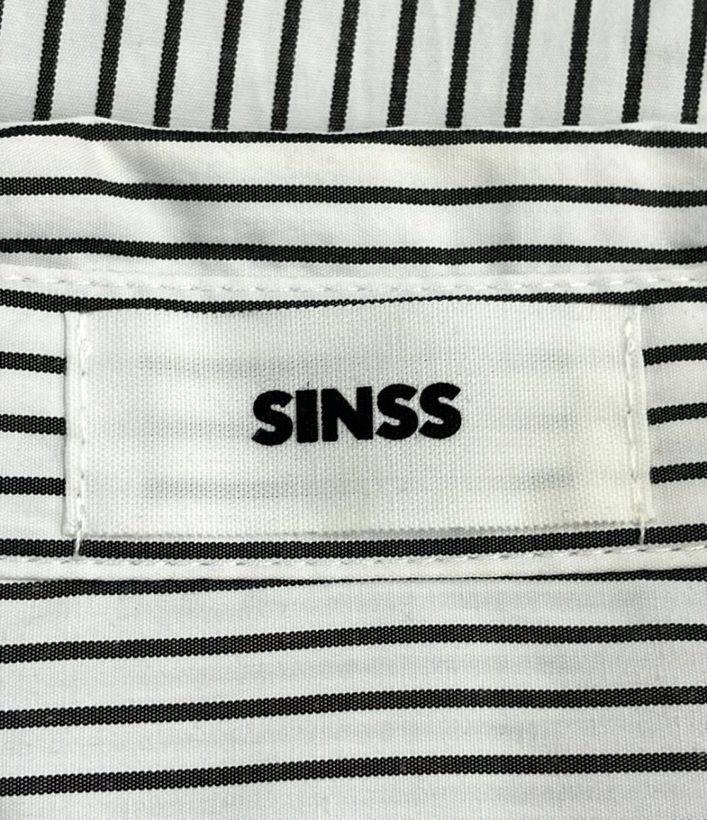 美品 シンス 長袖シャツ ストライプ柄 メンズ SIZE S (S) SINSS