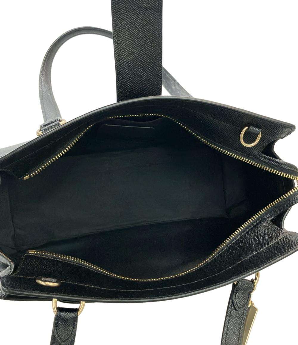 美品 COACH ハンドバッグ ショルダーバッグ 2WAY 斜め掛け クロスグレーンレザー F37832 レディース コーチ