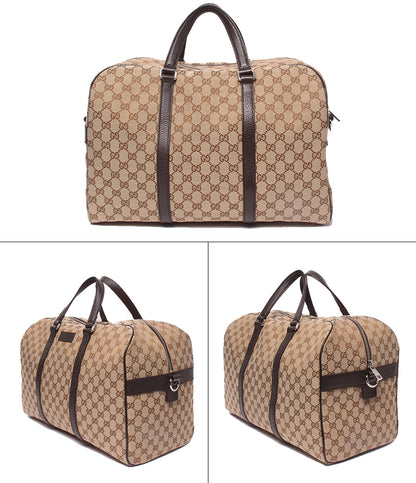 GUCCI 2WAY ボストンバッグ ショルダーバッグ 肩掛け GGキャンバス 449167 493075 メンズ レディース グッチ