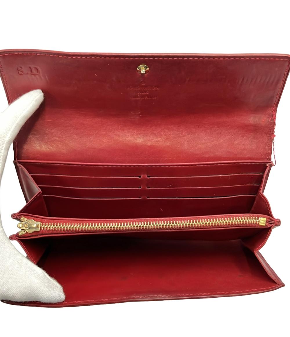 LOUIS VUITTON 長財布 ポルトフォイユ サラ ヴェルニ M93530