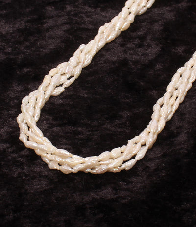 5連ネックレス SV 淡水パール レディース