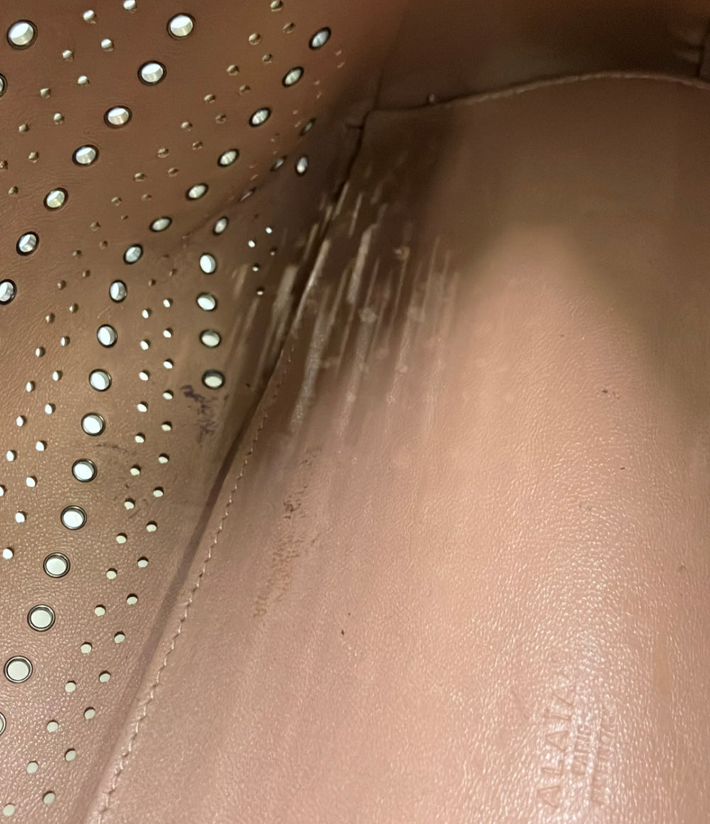 ALAIA ハンドバッグ ボウリングバッグ スタッズ レディース アライア