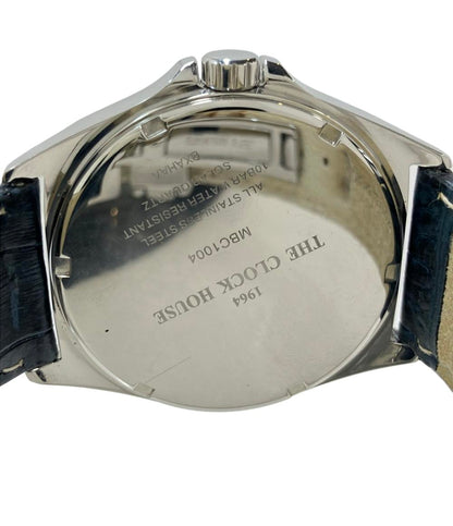 THE CLOCK HOUSE 腕時計 ソーラー ネイビー MBC1004 メンズ ザ･クロックハウス