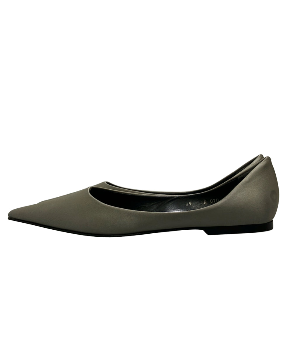 GIORGIO ARMANI ポインテッドトゥフラットパンプス GB 070 レディース SIZE 39 (24.5cm) ジョルジオアルマーニ