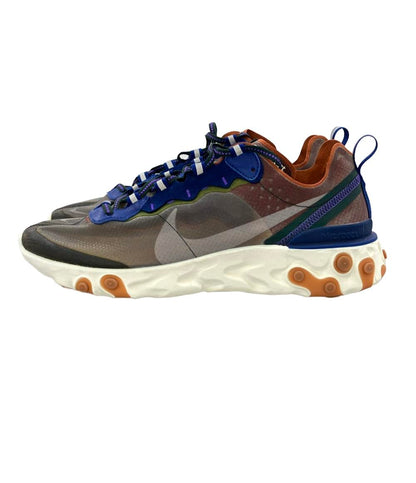 美品 NIKE ローカットスニーカー REACT ELEMENT 87 AQ1090-200 メンズ SIZE 27.5 (L) ナイキ