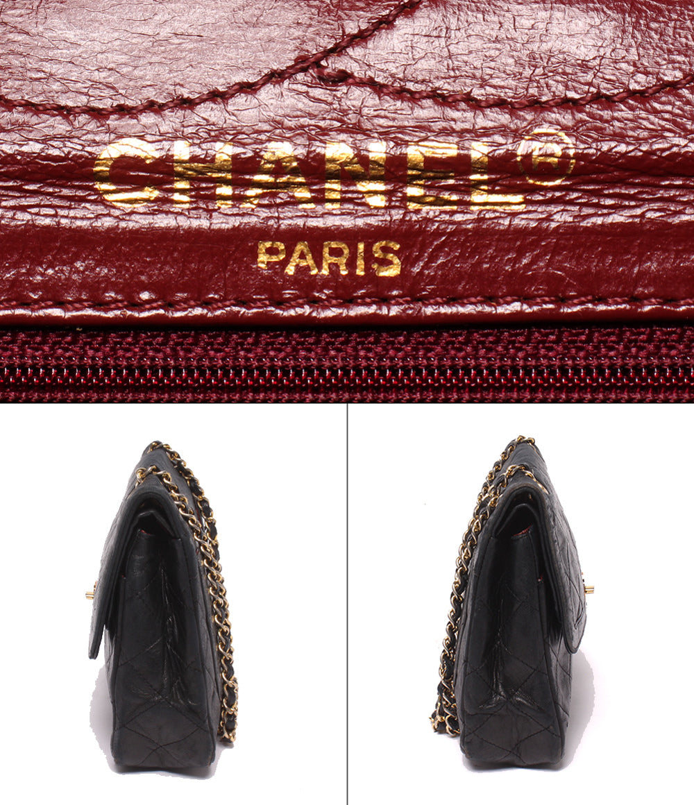 CHANEL ショルダーバッグ 肩掛け 斜め掛け ゴールド金具 マトラッセ
