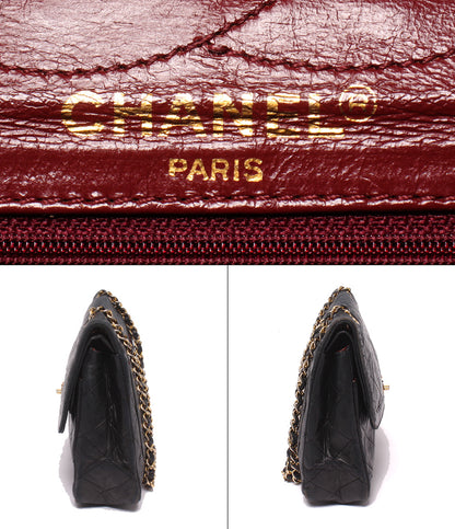 CHANEL ショルダーバッグ 肩掛け 斜め掛け ゴールド金具 マトラッセ ダブルチェーン ダブルフラップ パリ限定 レディース シャネル