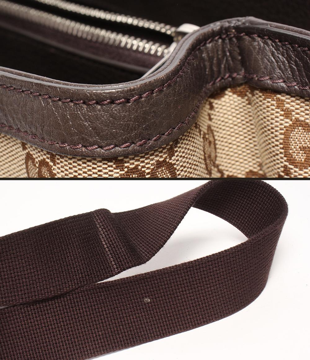 美品 グッチ 2wayショルダーバッグ トートバッグ 斜め掛け GGキャンバス 449169 000926 ユニセックス GUCCI